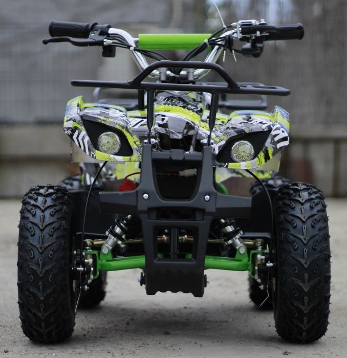 Mini ATV electric pentru copii NITRO Torino Quad 1000W 48V #Verde