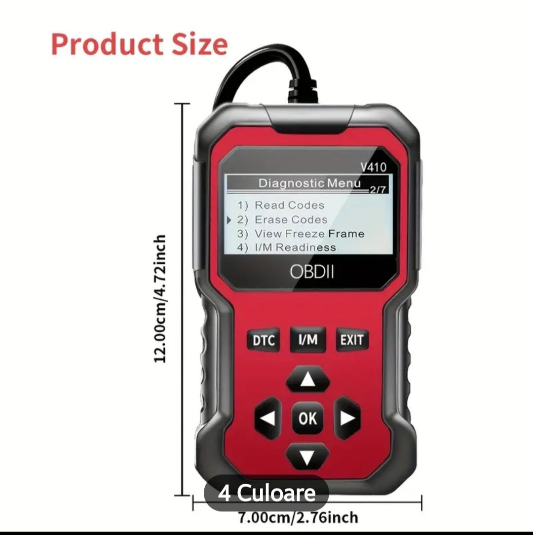 Tester auto OBD 2 diagnoza obd model 2025