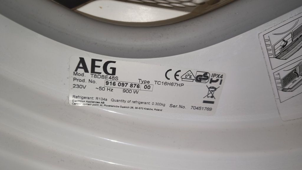 Сушилня AEG Series 8000 Lavatherm Pro Sense
