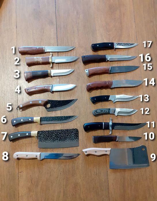 Ковани ножове 35лв броиката с44х13 стомана пишете