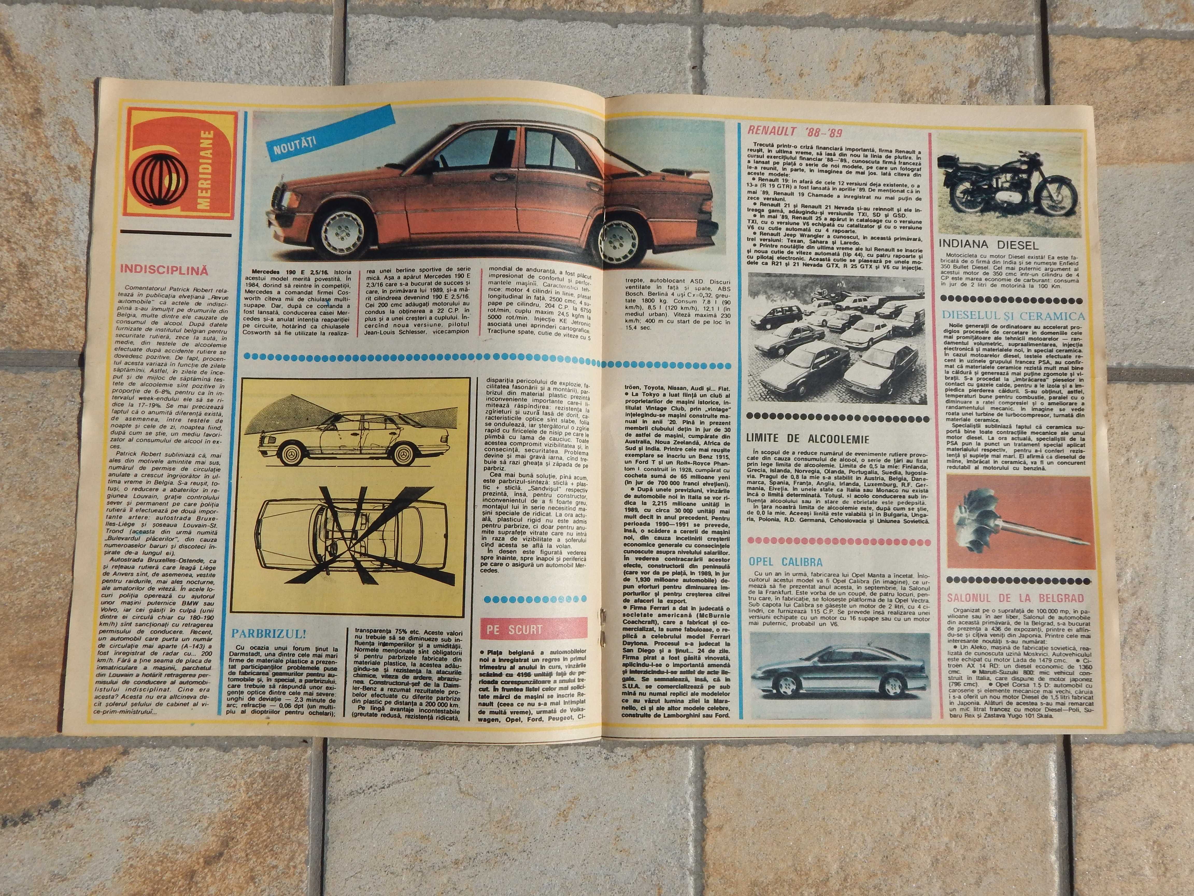 Revista Autoturism numarul 7 1989