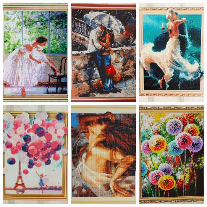 Картины из алмазной мозайки. 50×40