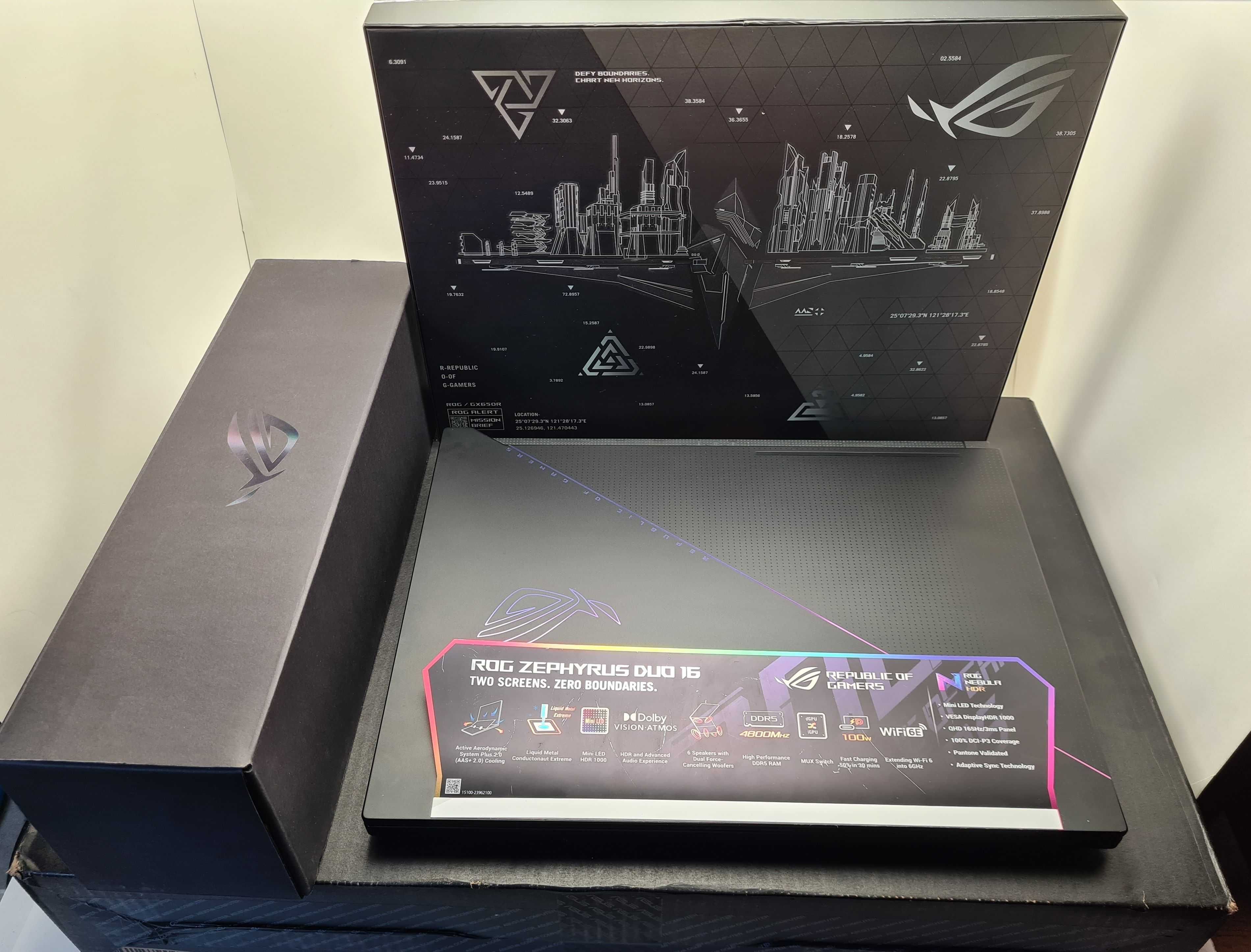 Asus ROG Zephyrus Duo 16 GX650RX Ryzen 9 6900HX/32GB/2TB SSD/RTX3080ti