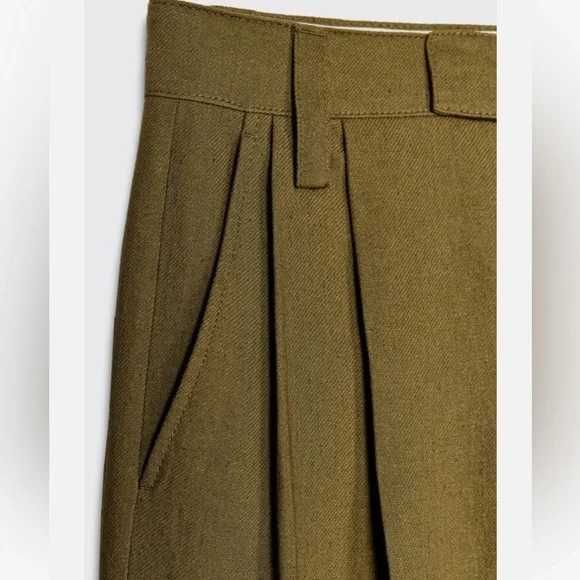 Комплект Зара бомбер+панталони, нови с етикет, лен+вискоза, S размер