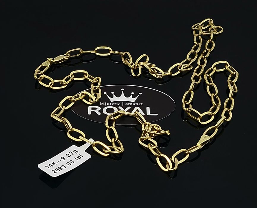 Bijuteria Royal lant din aur 14k 9.37 gr