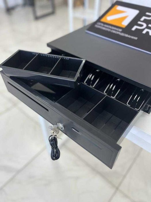 Денежный ящик металлический для кассы и хранения денег