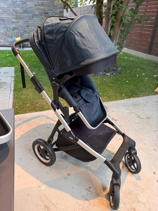 Carucior Thule Sleek + Landou (aluminiu, premium) -STARE EXCELENTA