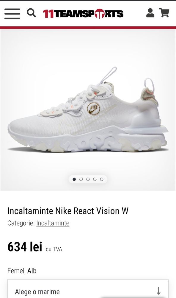 Nike React Vision W