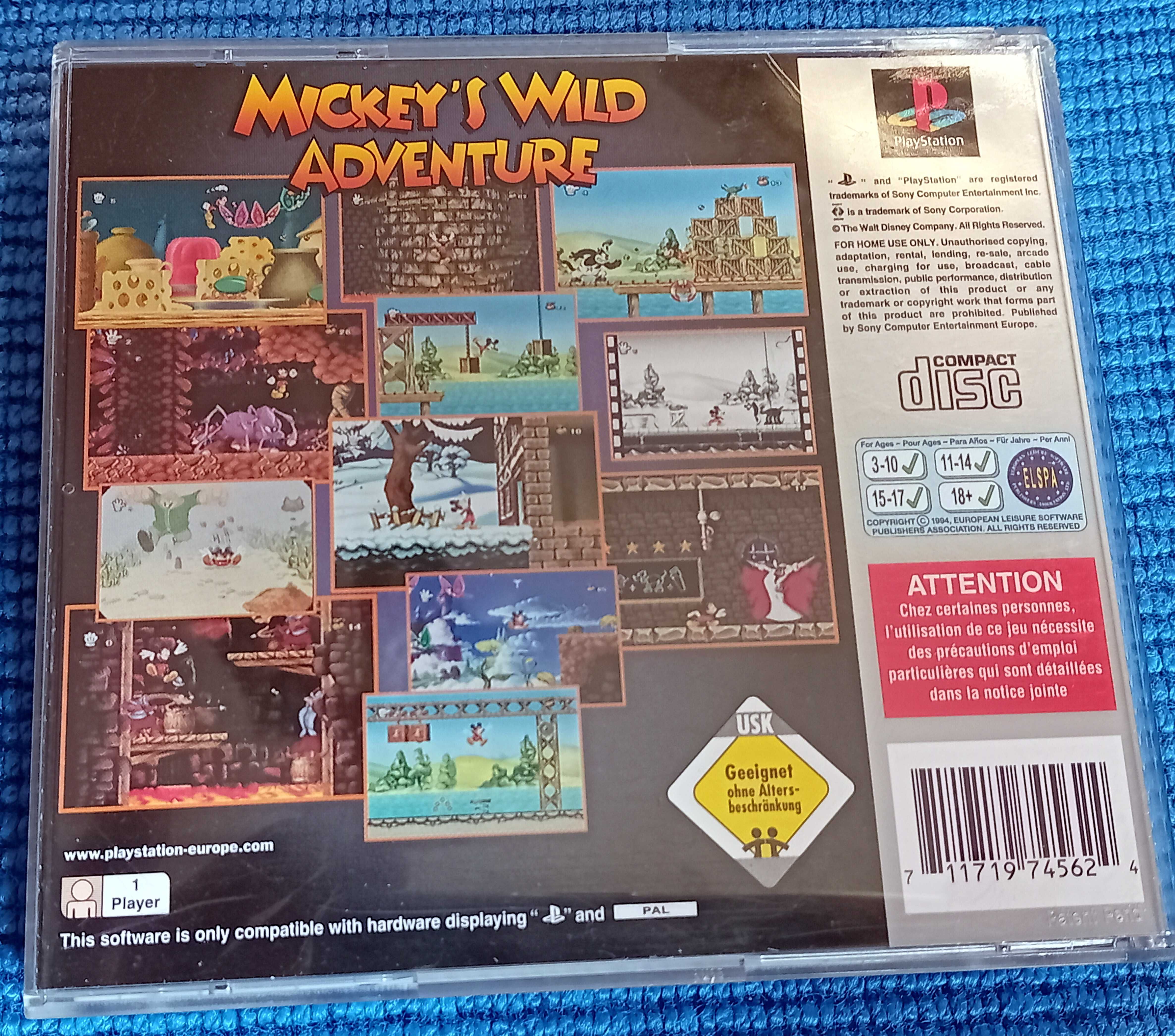 Оригинална видеоигра - дивото приключение на Мики Маус.