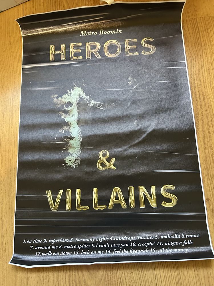 Poster Heros & Villains Metro Boomin