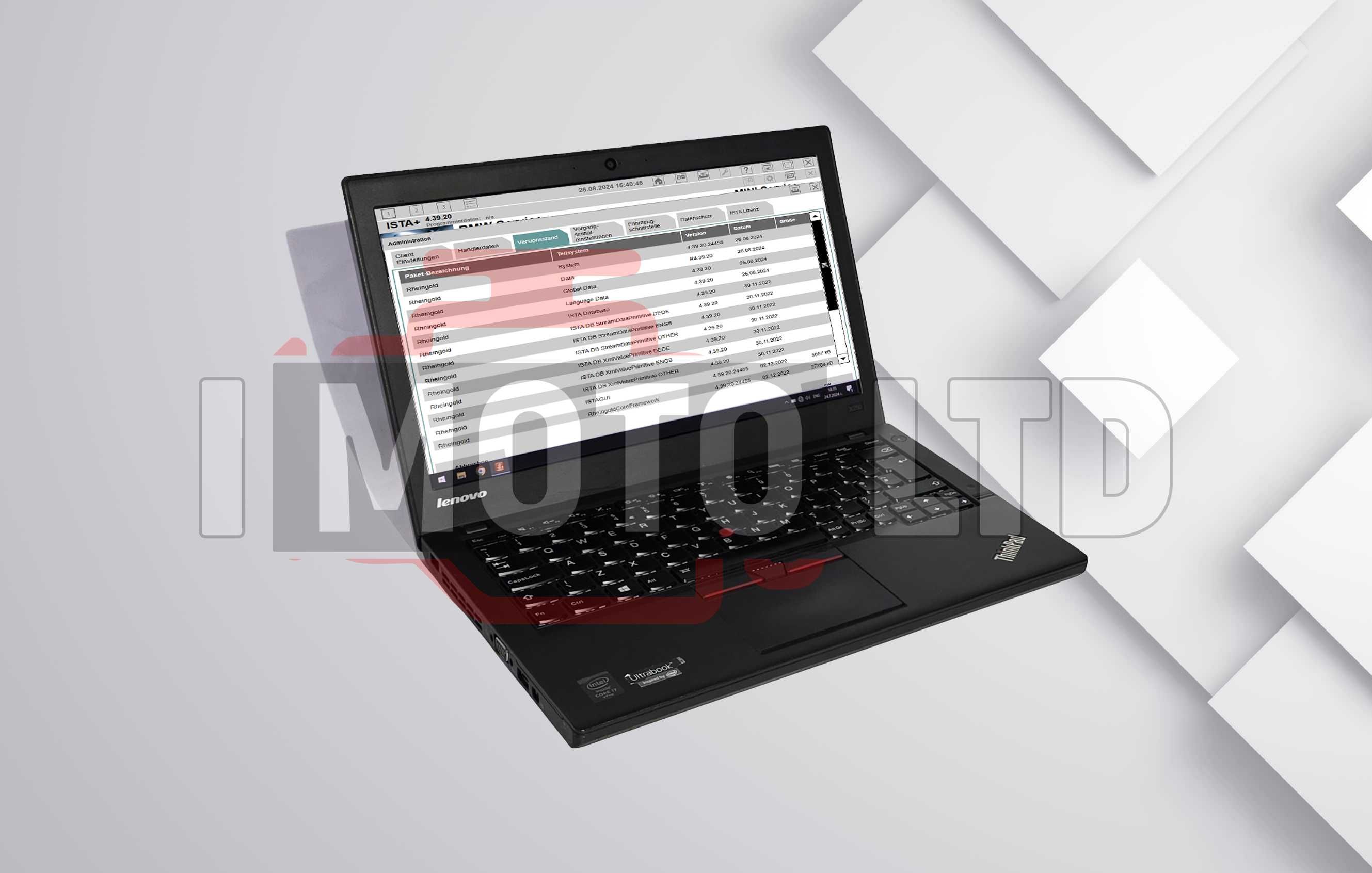 Lenovo ThinkPad 8GB , i5, 256SSD + BMW K+DCAN, ENET, INPA, ISTA, ESYS