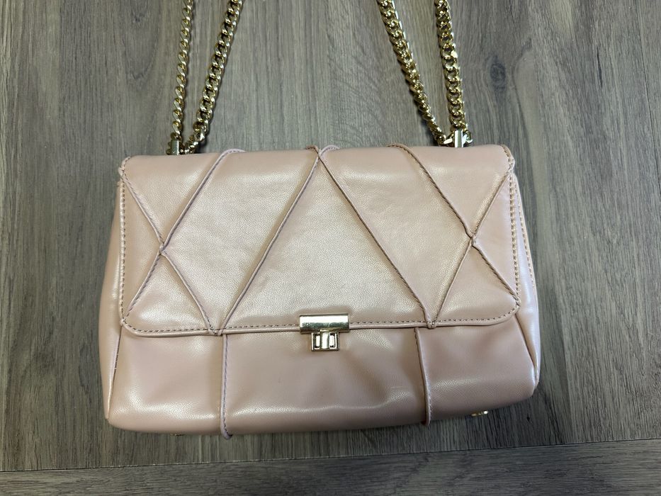 Дамска чанта Zara пепел от рози