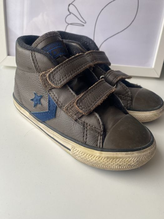 Детски кожени кецове Converse