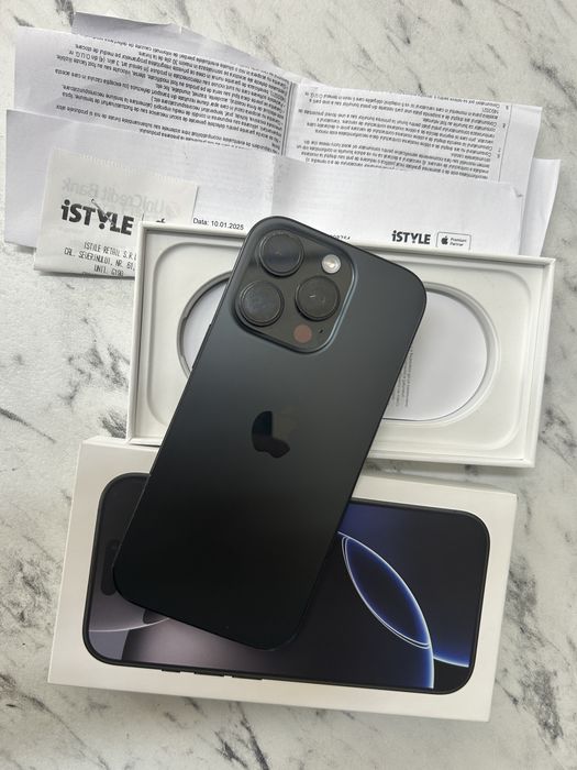iPhone 16 Pro Full box (unic utilizator)