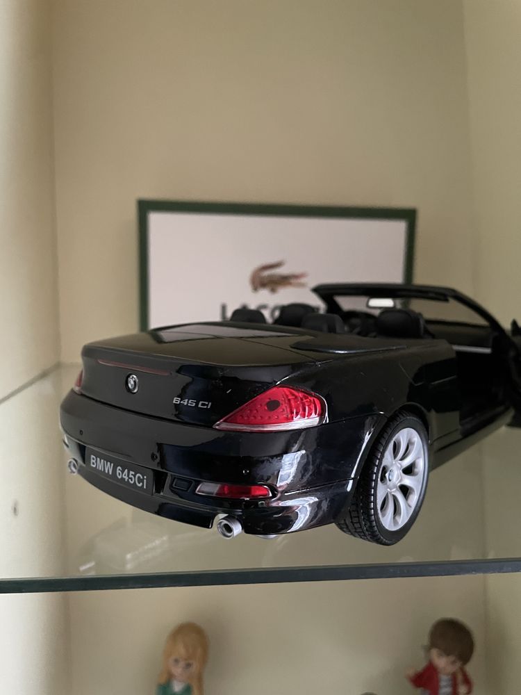 Колекционерска количка BMW 645 Cabrio 1/18