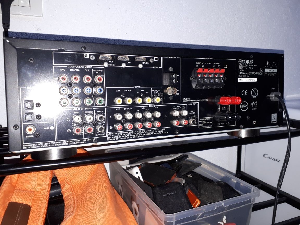 Receiver Yamaha Av   RX V365