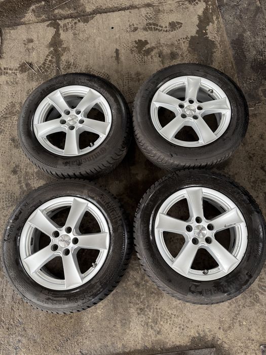 Jante Aliaj 16" Ford Mondeo cu Anvelope Iarna Continental
