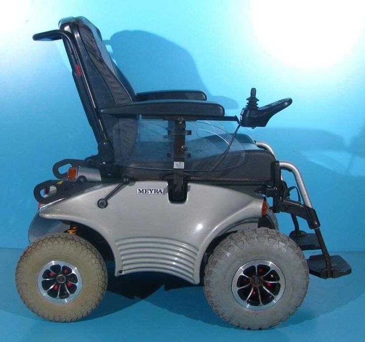 Carucior electric Meyra Optimus 2 R-NET - 12 km/h - garantie 12 luni