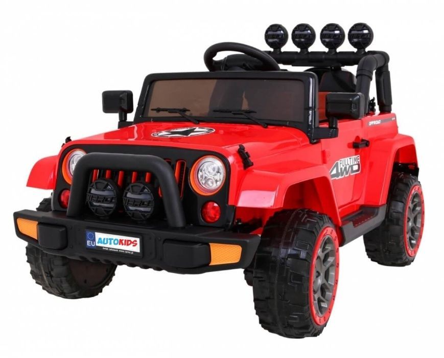 Masinuta electrica pentru copii FULL TIME 4x4 1-5 ani (7588) Rosu
