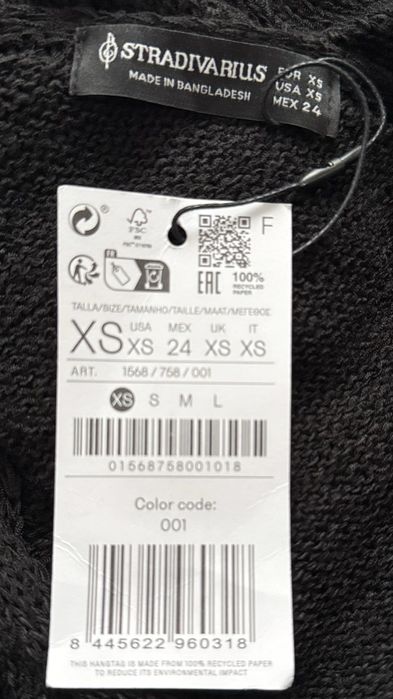 Rochie lunga neagra Stradivarius