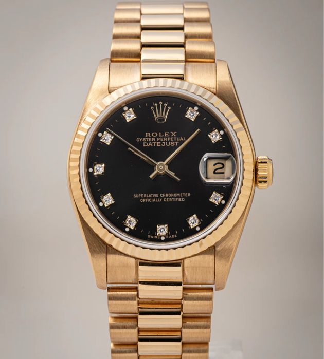 Rolex datejust gold