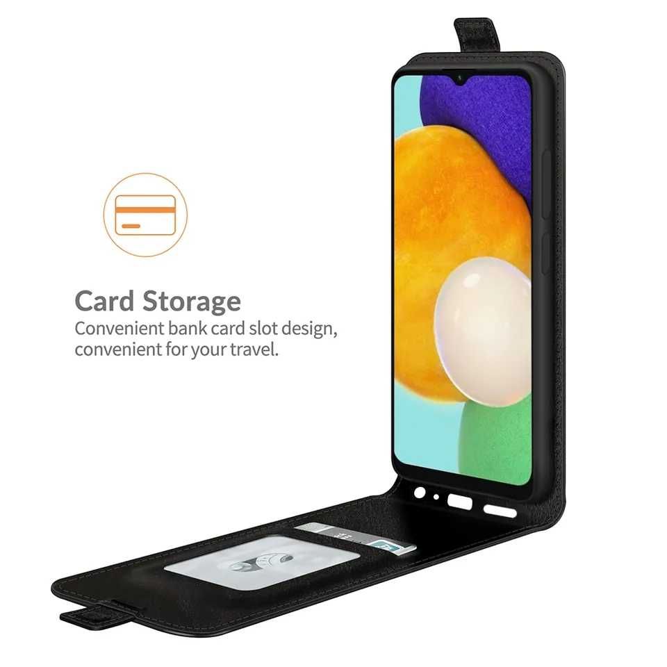 Samsung Galaxy A56 A36 A15 A25 A54 A34 A14 / Вертикален кожен калъф