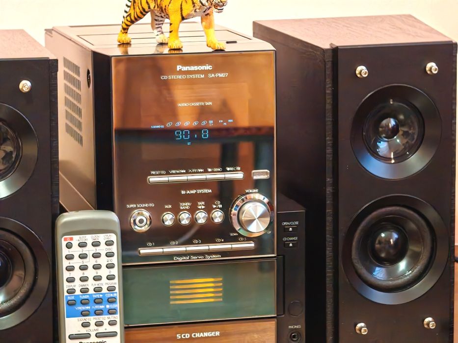 Panasonic SA-PM27. Premium audio system. Estetică de raft. Preț fix !