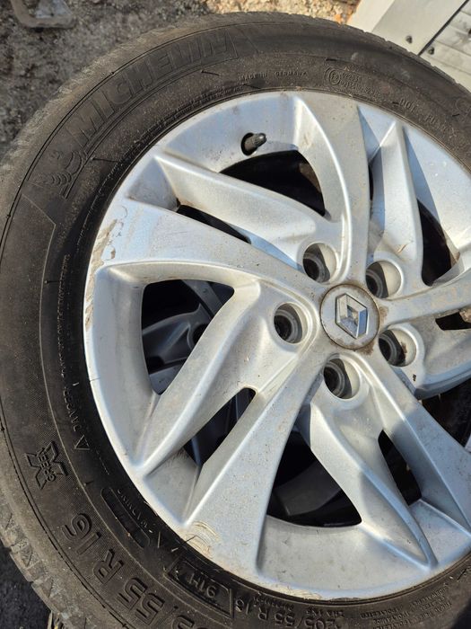 Roti Jante Anvelope VARA 5x114.3 16'' 205/55/16 OEM RENAULT MEGANE