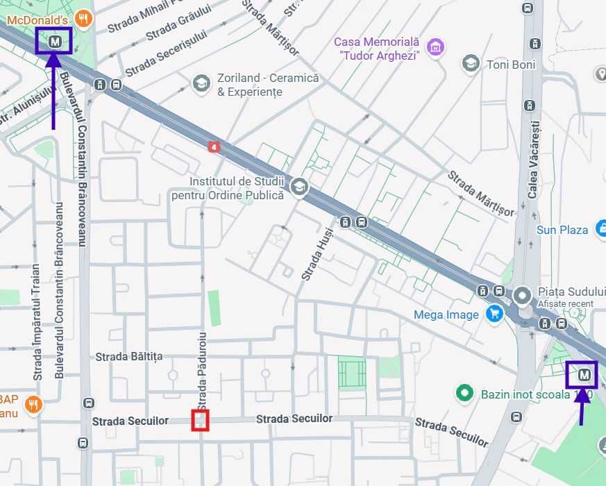 Apartament 2 camere la 10 minute de metrou