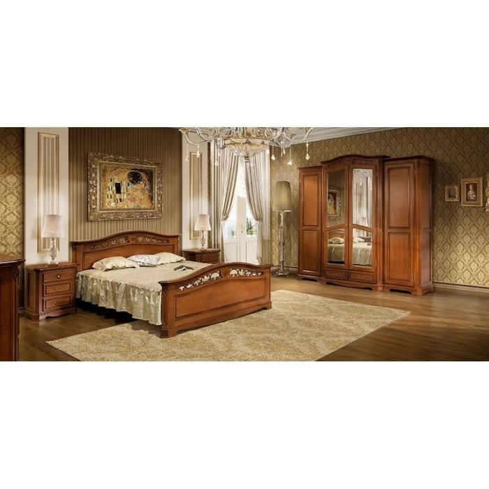 Dormitor Simex Gino, mobilier lemn masiv