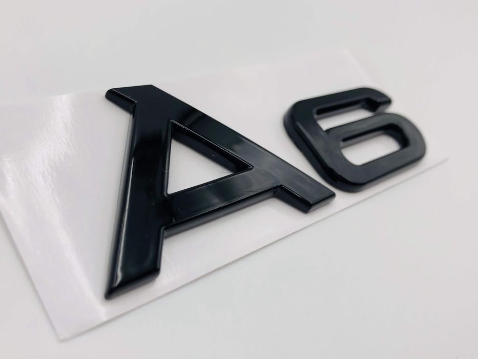 Emblema Audi A6 spate negru