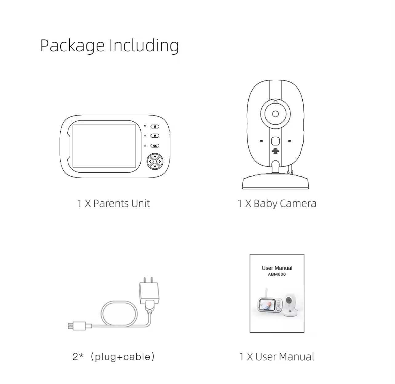 Baby Monitor - Camera de supraveghere bebelusi - NOUA - SIGILATA