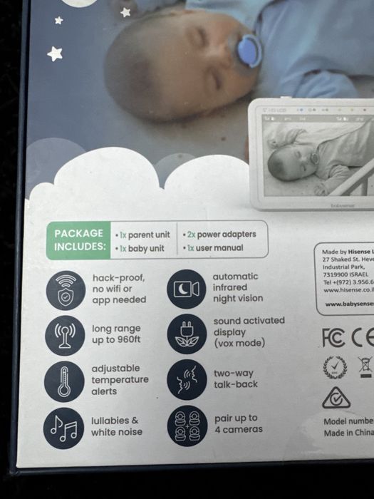 Babysense monitor video pentru copii
