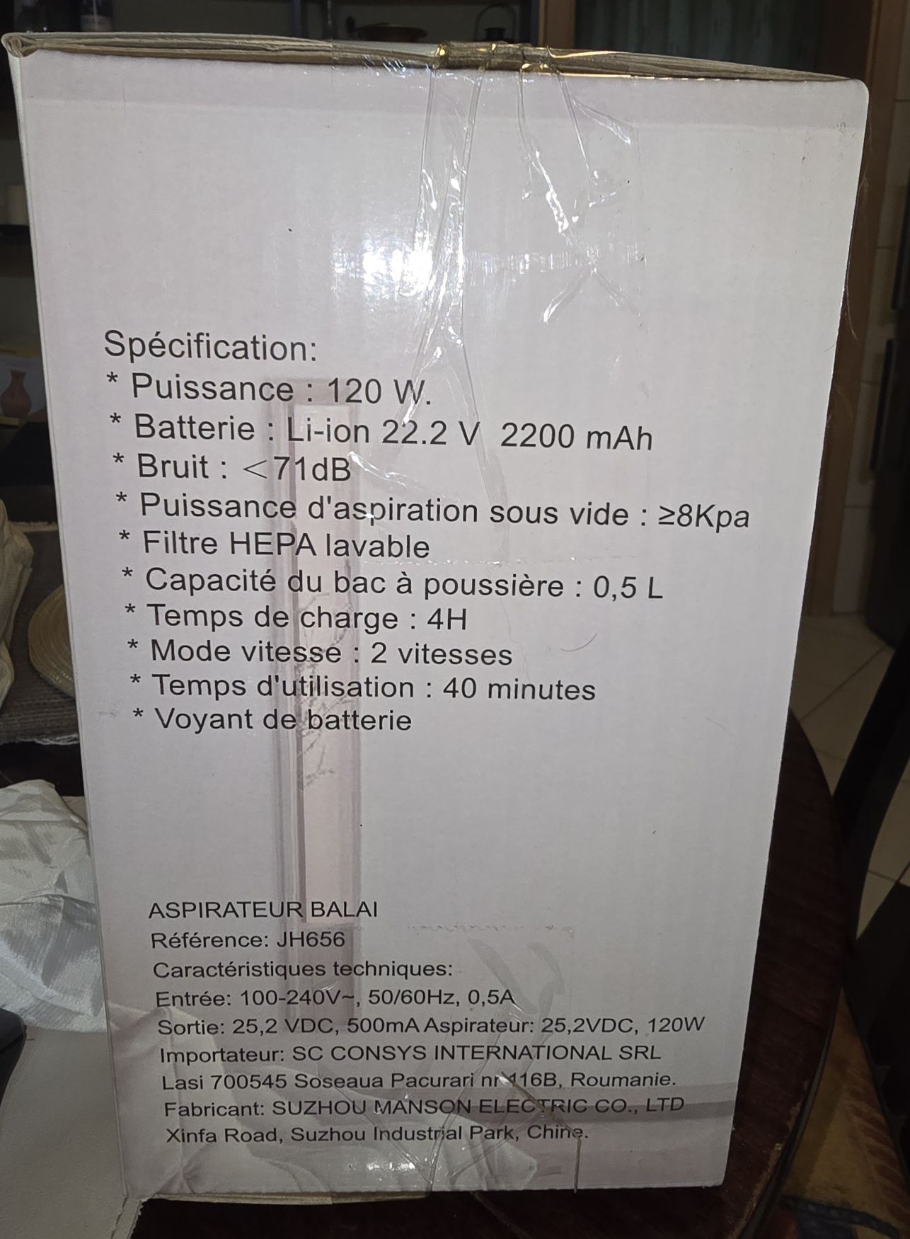 Aspirator fara fir