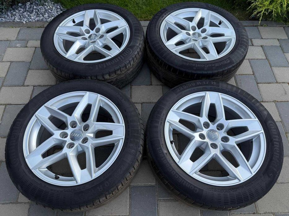 Set roti Audi A4 B9 jante 17 5x112 anvelope 225 50 17 B8 A6 C7 Audi A3