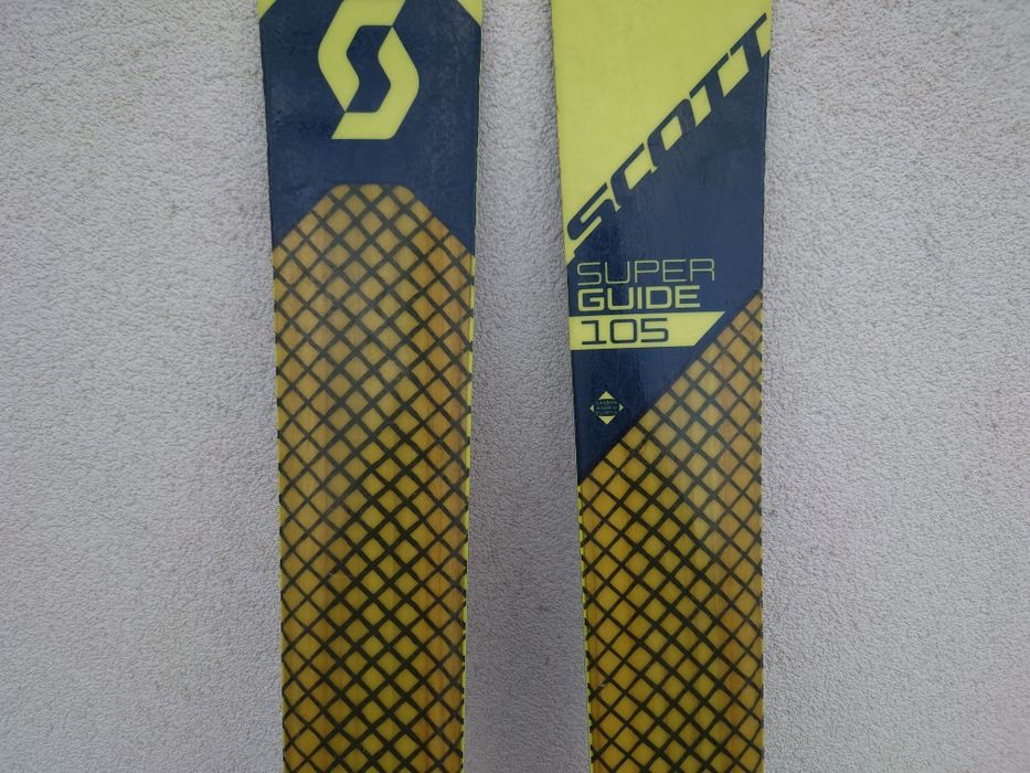 Ski/schiuri de tura Scott Superguide 105+Dynafit Beast+piei Kastle