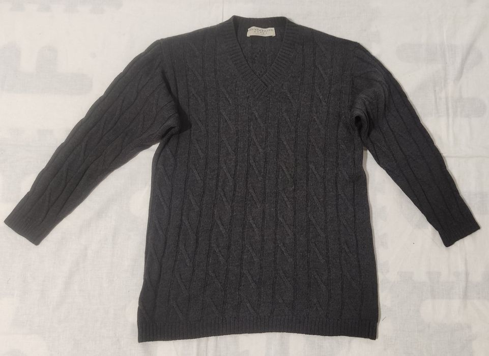 Pulover Fabiana Filippi mărime L dama wool lână lînă cardigan sweatshi