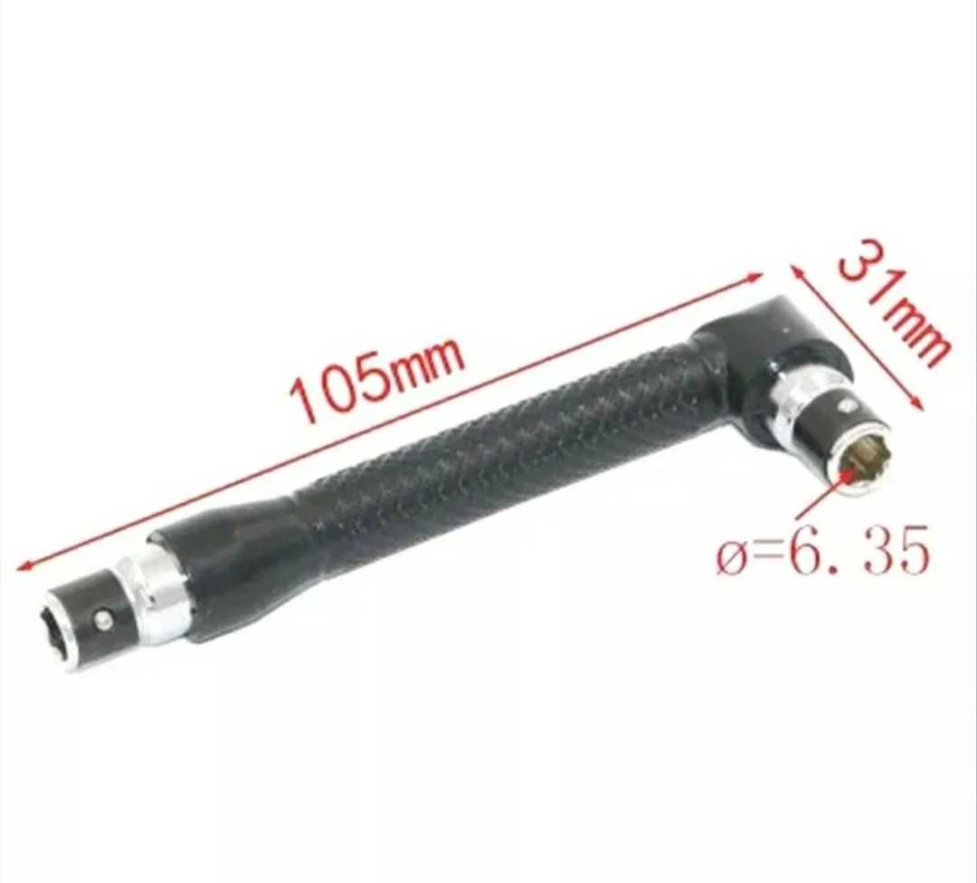 Dispozitiv debavurare/Adaptor unghi/Cheie 1/4''biti/Sablon balamale