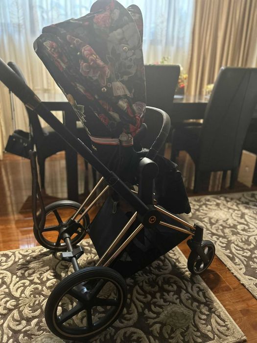 Carucior Cybex Mios 3.0 Spring Blossom, cu landou