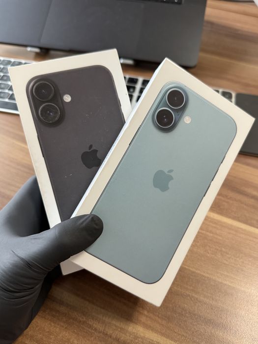 iPhone 16 / 128 GB / GARANȚIE 24 luni / Teal, Balck / Nou - Sigilat |
