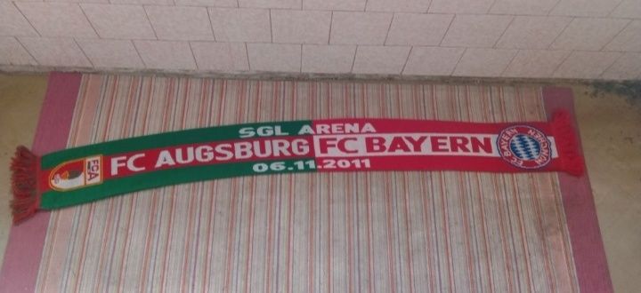 Fular FC Augsburg / Fc Bayern Munchen 06.11.2011 colecție fan suporter