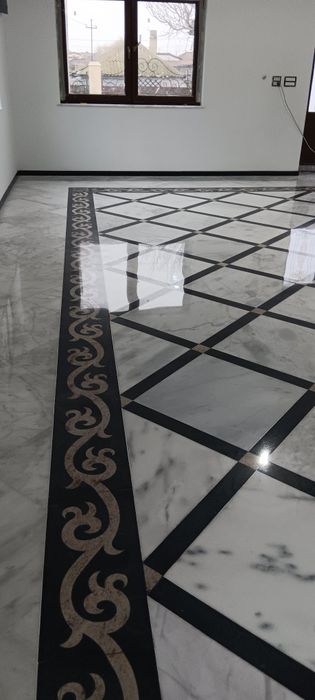 Șlefuit și lustruit marmură granit mozaic Travertin și beton