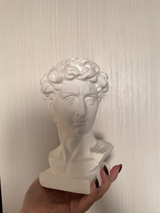 Статуэтка голова Давида из гипса