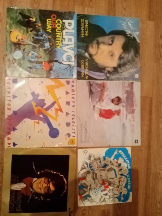 Пластинки виниловые