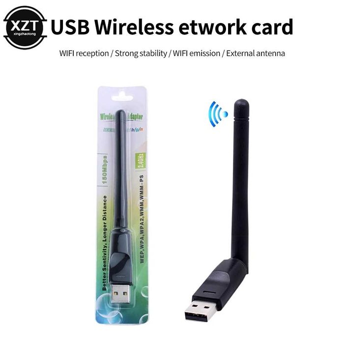 150Mbps MT7601 USB WiFi Адаптер антена безжична мрежова карта приемник