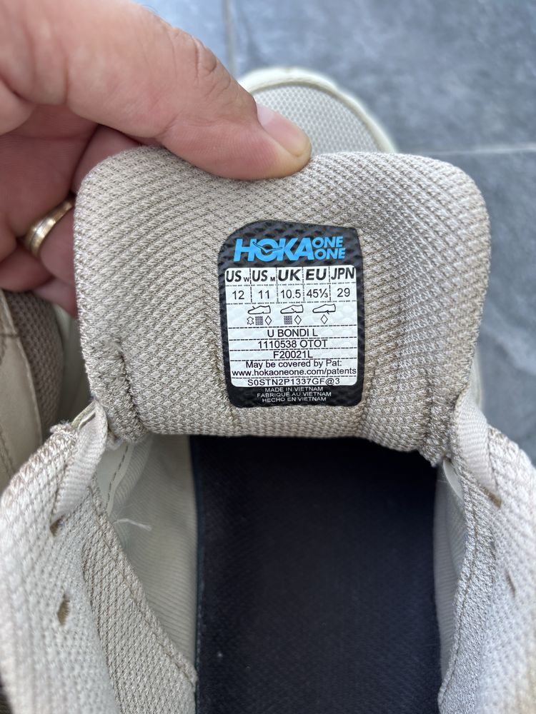 Adidasi Hoka U bondi L talpa de spuma marimea 44,5
