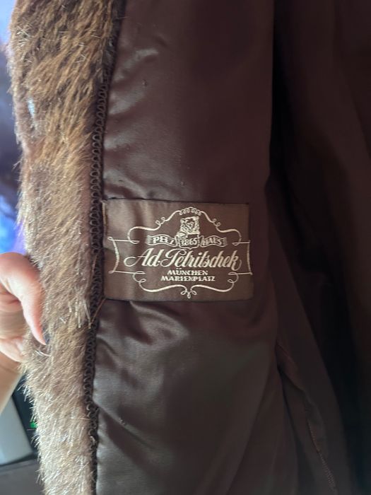 Haină de blană naturală de vulpe