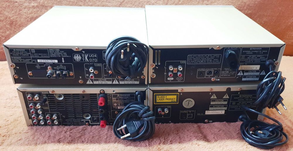 Pioneer A-C5 statie, PD-C5 CD player, F-C5RDS tuner, T-C5 Deck.