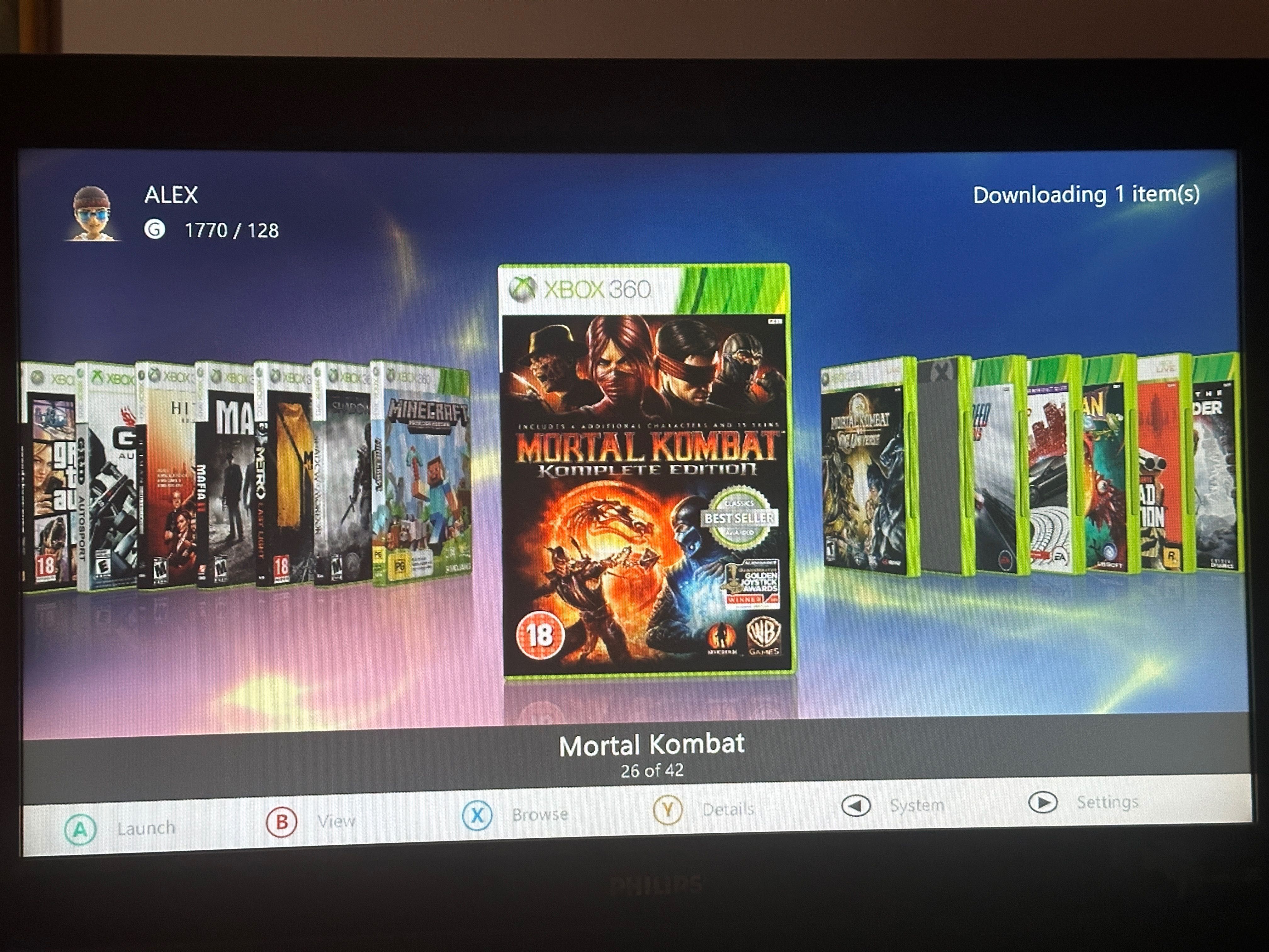 Xbox 360 modat 42 jocuri
