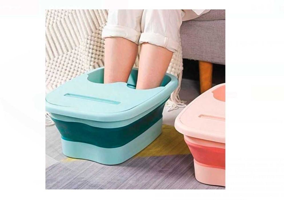 Сгъваема хидромасажна ваничка за крака + ПОДАРЪК 600гр. СОЛИ